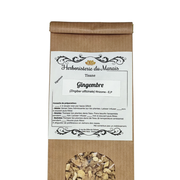 Gingembre - Rhizome - Zingiber officinale - Herboristerie du Marais Paris