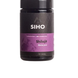 pot de 90 gélules de shilajit pure de la marque SIHO