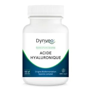 Acide hyaluronique pur (Format : 200mg / 60  gélules)