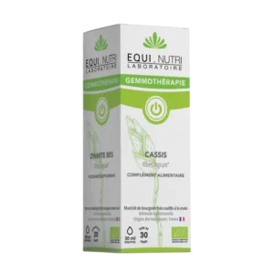 Cassis bio 30 ml Macérat-mère de bourgeons (gemmothérapie) Equi-Nutri