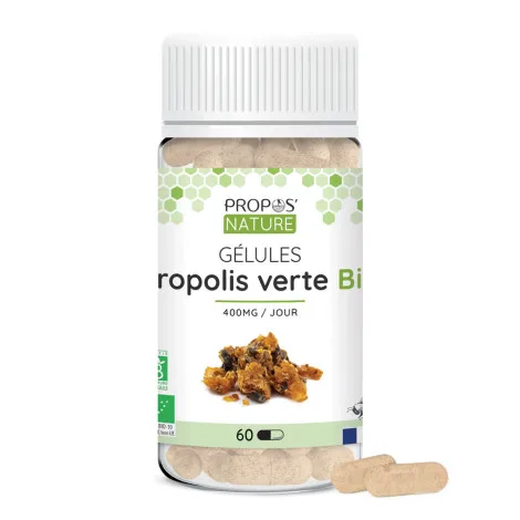60 Gélules de Propolis verte Bio
