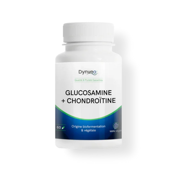 Glucosamine + Chondroïtine végétale – 60 gélules
