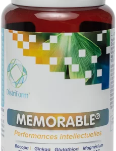 Mémorable Distriform : magnésium et vitamines B pour le fonctionnement normal du système nerveux – 60 gélules