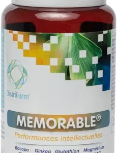 Mémorable Distriform : magnésium et vitamines B pour le fonctionnement normal du système nerveux – 60 gélules