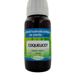 Extrait HydroAlcoolique Coquelicot  - 60ml