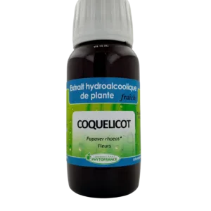 Extrait HydroAlcoolique Coquelicot  - 60ml